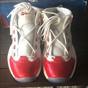 Reebok Question Mid Pearlized Red Size 10